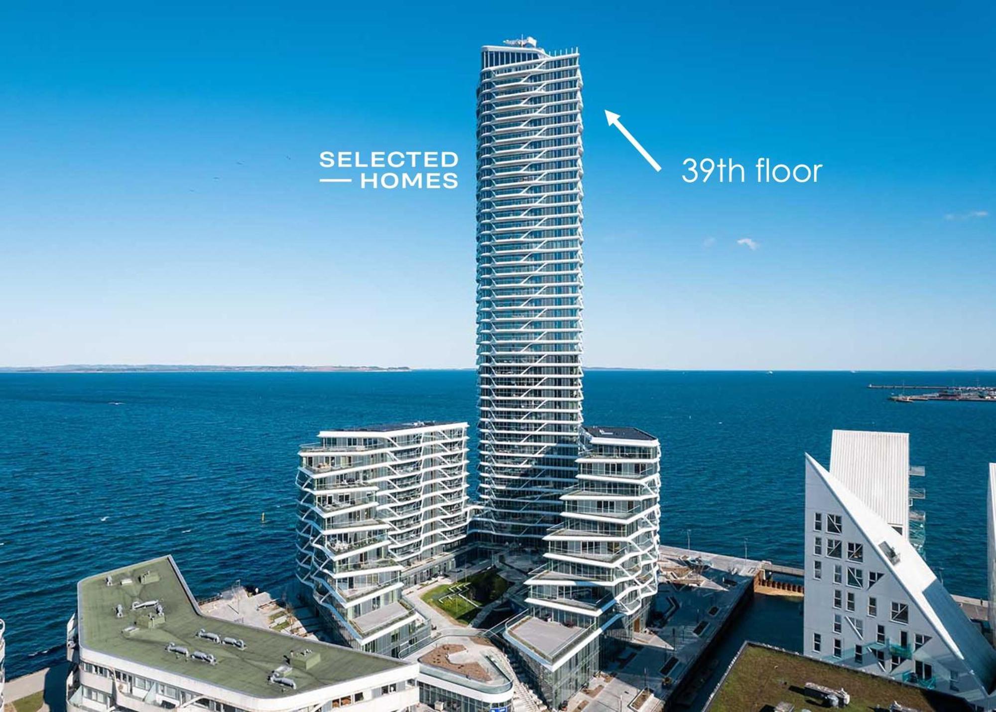 Penthouse Paradise On 39Th Floor Appartement Århus Buitenkant foto